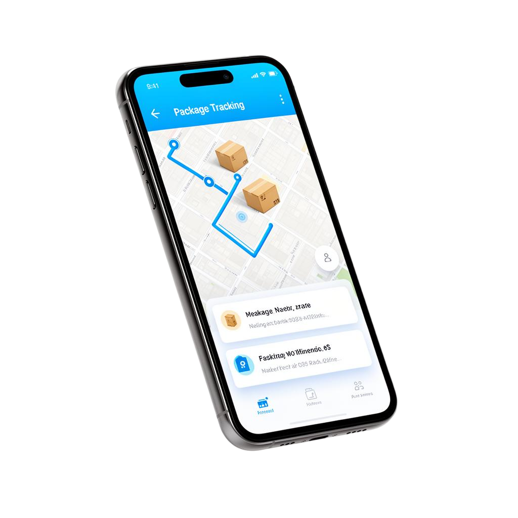Aplicativo Meu Pacote Express exibindo rastreamento em mapa